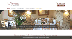 Desktop Screenshot of laterrassedesauvegrain.com